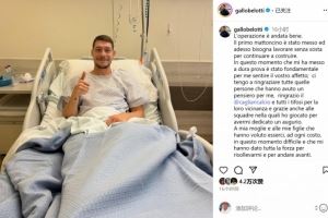 贝洛蒂术后发声：手术进展顺利 期待尽快重返赛场