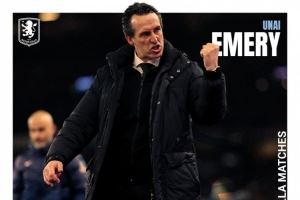 埃梅里迎来执教维拉150场里程碑，维拉官方社媒晒海报祝贺